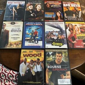 Collection of 10 Movie DVDs